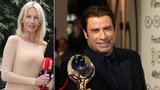 Travolta řekl redaktorce Blesku: Češky jsou krásné, jako vy!