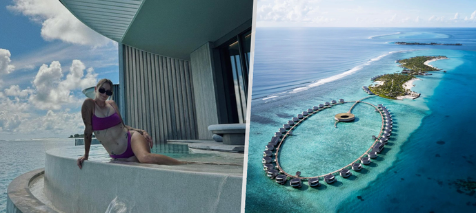 Vondroušová si užívá luxus na Maledivách.