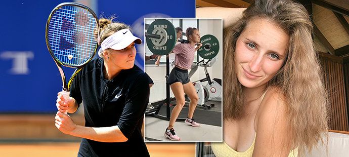 Talentovaná tenistka Markéta Vondroušová se na maturitu chystá po svém