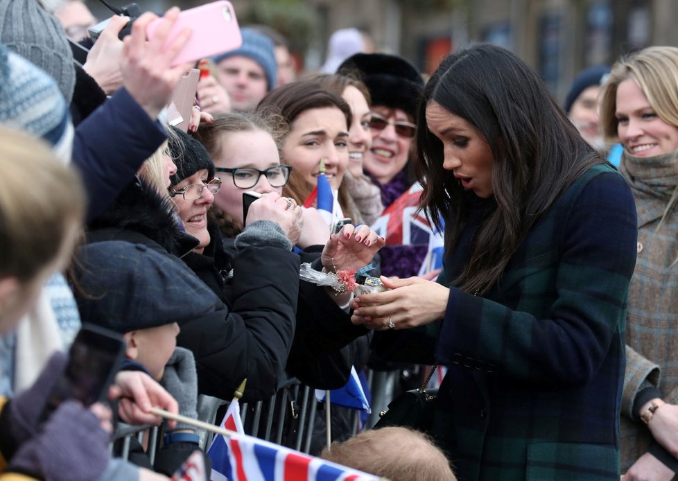 Princ Harry s Meghan Markle ve Skotsku