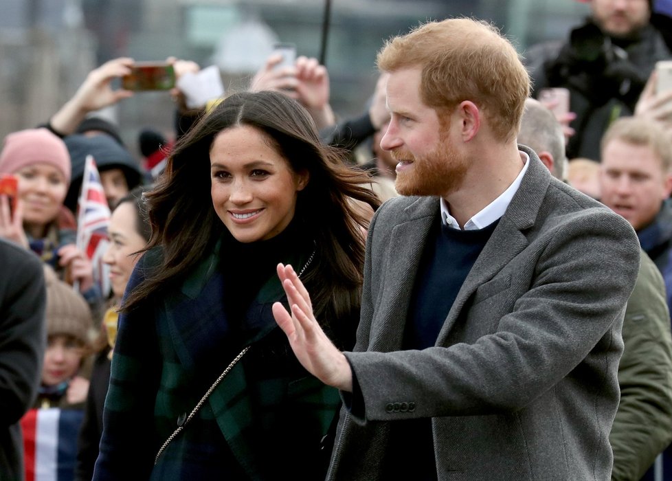 Princ Harry s Meghan Markle ve Skotsku