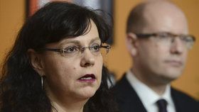 Ministryně práce a sociálních věcí Michaela Marksová (ČSSD)