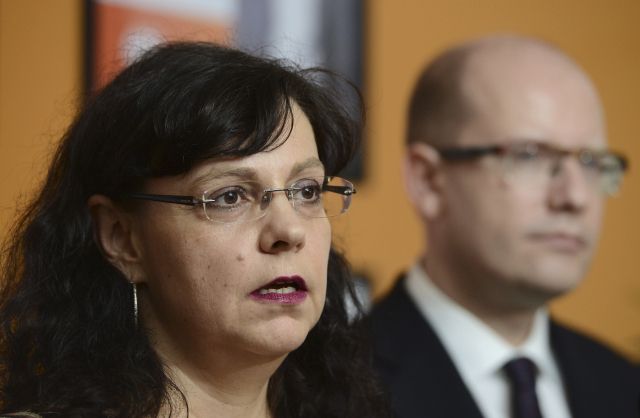 Michaela Marksová a Bohuslav Sobotka