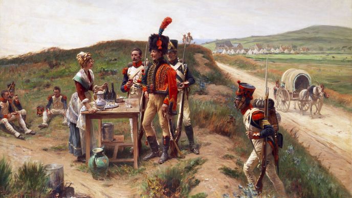Napoleonova armáda a markytánka