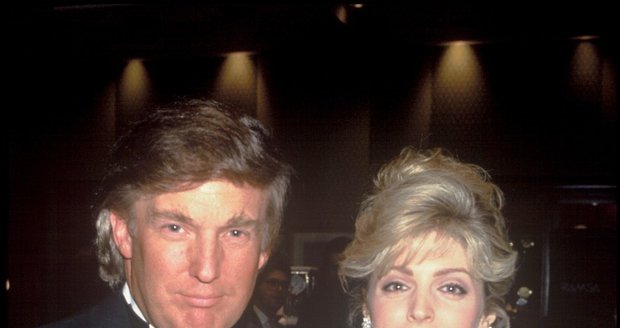 Donald Trump s druhou manželkou Marlou Maples. Manželství trvalo šest let.