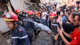 Následky ničivého zemětřesení v Maroku (11. 9. 2023)