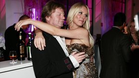 Maroš Kramár a Simona Krainová na párty po módnej šou Vivienne Westwood v Bratislave.