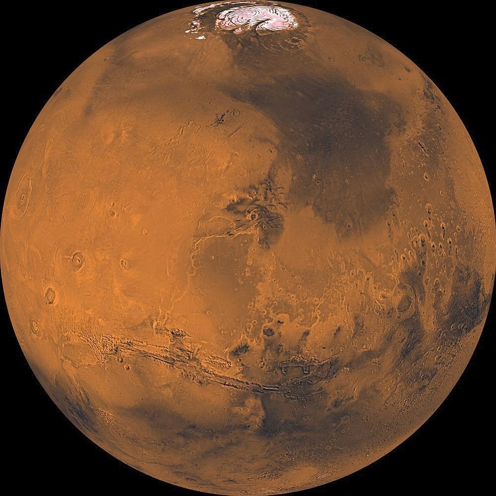 Mars je dnes suchý a nehostinný, dříve byl ale pokryt vodními plochami