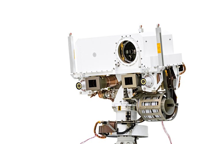„Hlava“ roveru Perseverance je osazená řadou kamer pro co nejpřesnější sbírání dat. Podaří se mu odhalit život na Marsu?