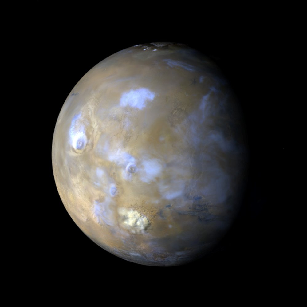 Mraky v atmosféře Marsu