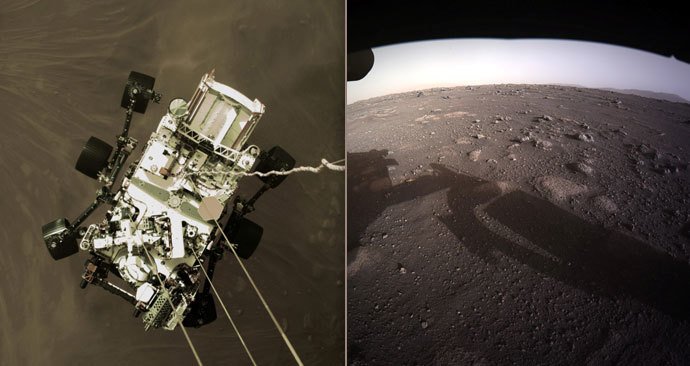 NASA zveřejnila další fota z Marsu po přistání roveru Perseverance.