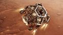 Rover NASA, hledače stop života na Marsu, čeká riskantní přistání