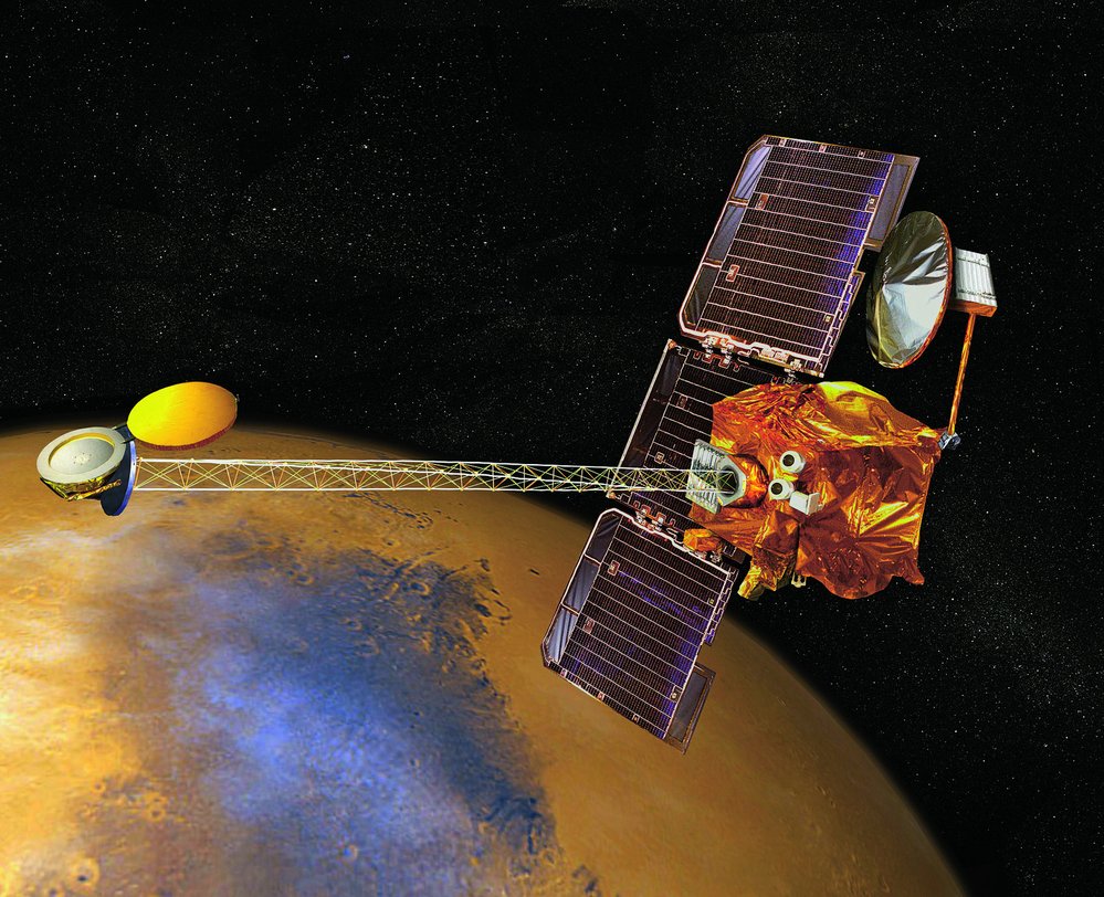 Mars Odyssey je veterán výzkumu Marsu. Americká sonda obíhá Mars už od roku 2001