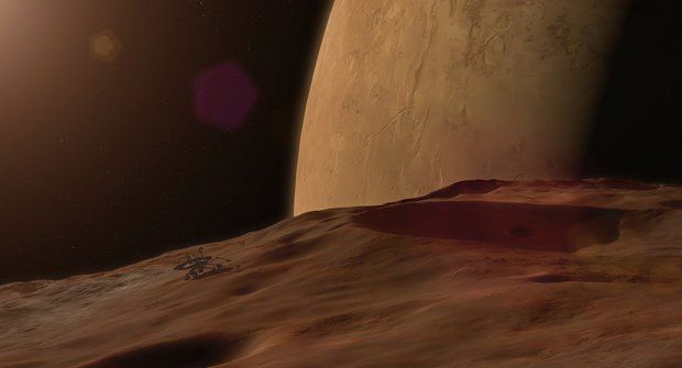 Marsovský měsíc Phobos je pod napětím