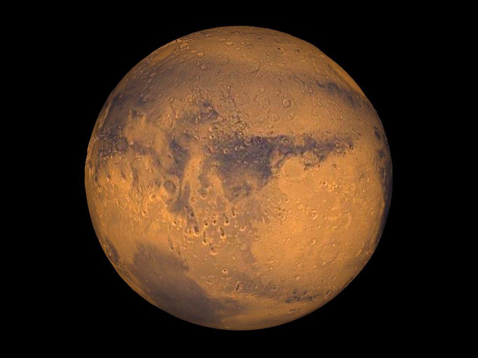 Planeta Mars oblast Terra Meridiani