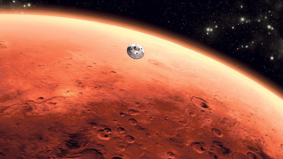 Cílem robotického vozítka Curiosity je průzkum rudé planety