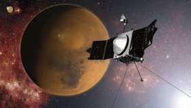 Americká sonda Maven dorazila k Marsu