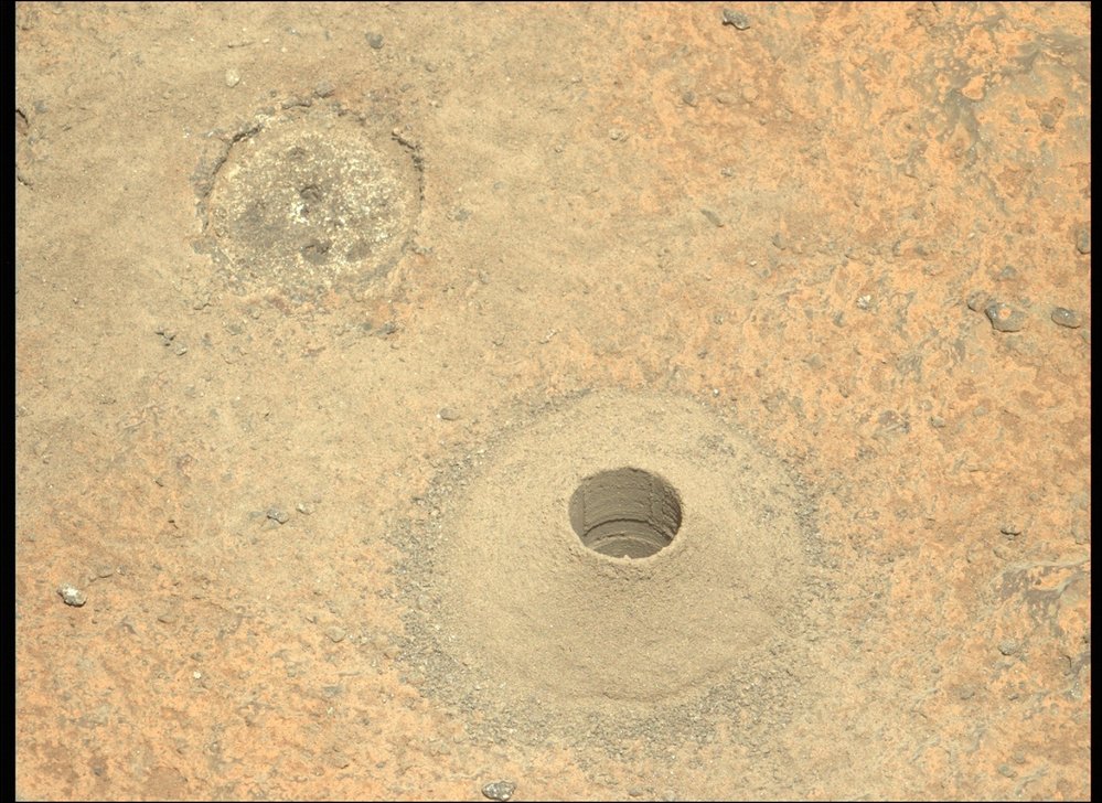 Místo prvního odběru na Marsu