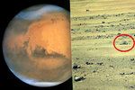 Snímky z Marsu ukazují pistoli povalující se na povrchu planety.
