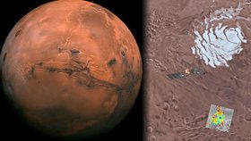 Vědci zjistili, že hluboko v půdě Marsu se nachází velké solné jezero, kde může existovat život.