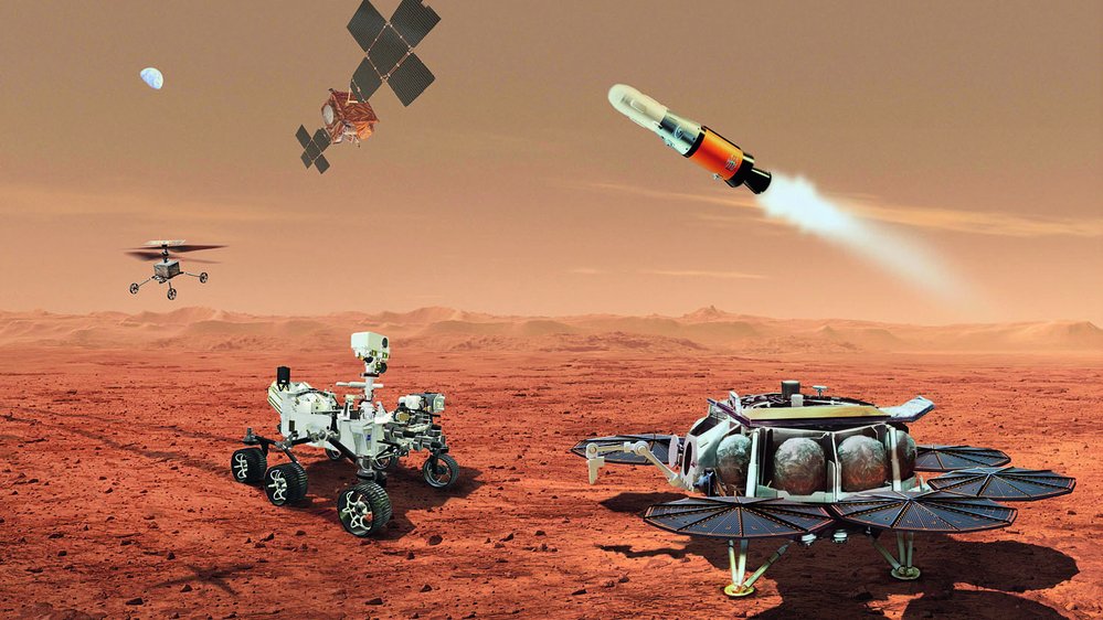 Připravovaná mise pro návrat vzorků z Marsu