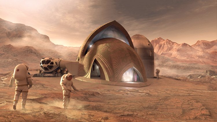 Stavbu základny na Marsu mají zařídit 3D tiskárny