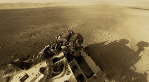 Panorama Marsu z pohledu sondy Curiosity