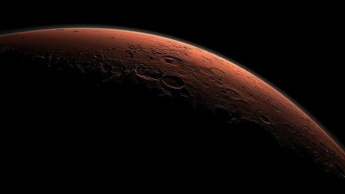 Planeta Mars má obří magnetický ohon