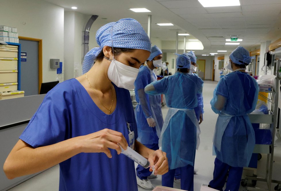 Nemocnice ve francouzském Marseille (10.12.2021) Nemocnice ve francouzském Marseille (10.12.2021)