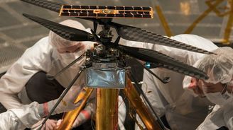 Helikoptéra určená pro použití na Marsu má za sebou první testovací let