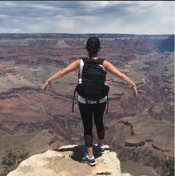 U Grand Canyonu se jí chtělo létat.
