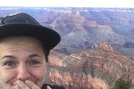 Marta Jandová u Grand Canyonu