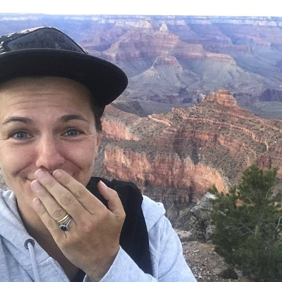 Marta Jandová u grand Canyonu