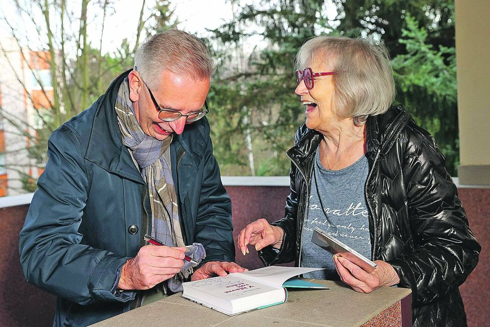 Marta Kubišová s profesorem Neužilem