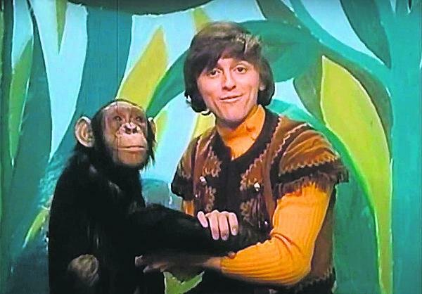 Vašek Neckář měl na starost šimpanze.