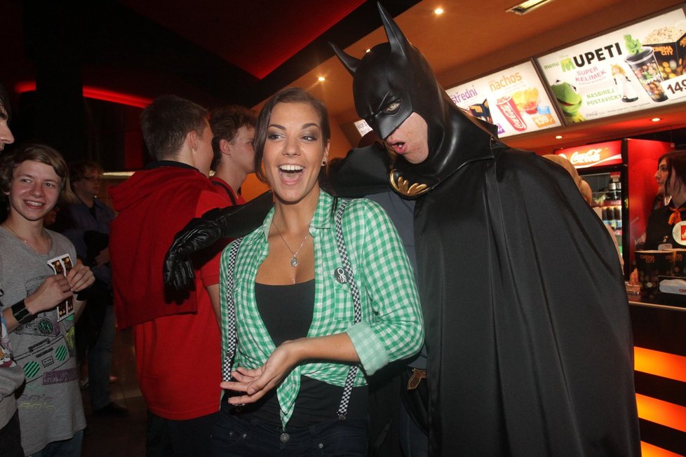 Marta Ondráčková s Batmanem