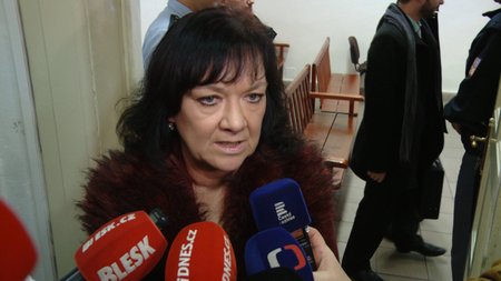 Marta Semelová po vyhlášení rozsudku