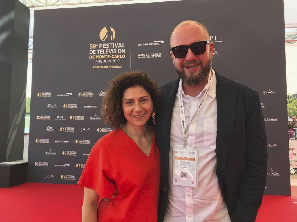 Režisér David Ondříček a herečka Martha Issová na festivale v Monte Carlu.