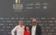 Producent ČT Michal Reitler, herečka Martha Issová a režisér David Ondříček na festivale v Monte Carlu.