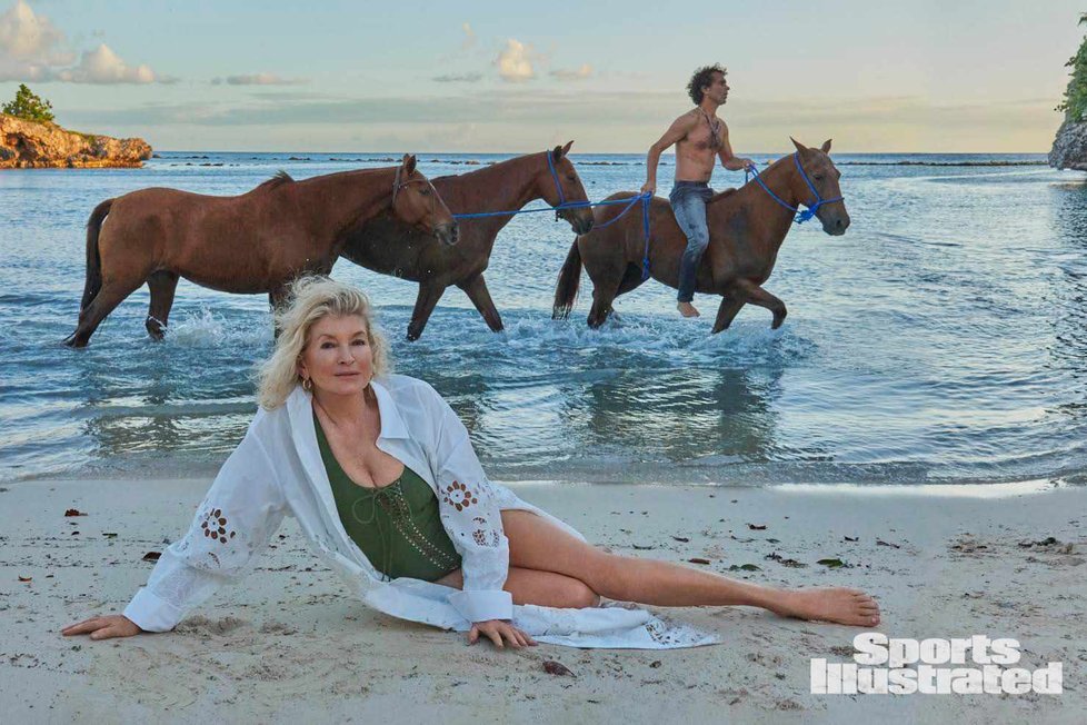 Martha Stewart na obálce Sports Illustrated vyrazila dech