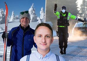 Prague representative Martin Benda (Prague Sobě) boasted about cross-country skiing in the Trutnov region.  But this is closed by government order.