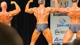 Vězeňský dozorce Martin Cettl je nadějným kulturistou.