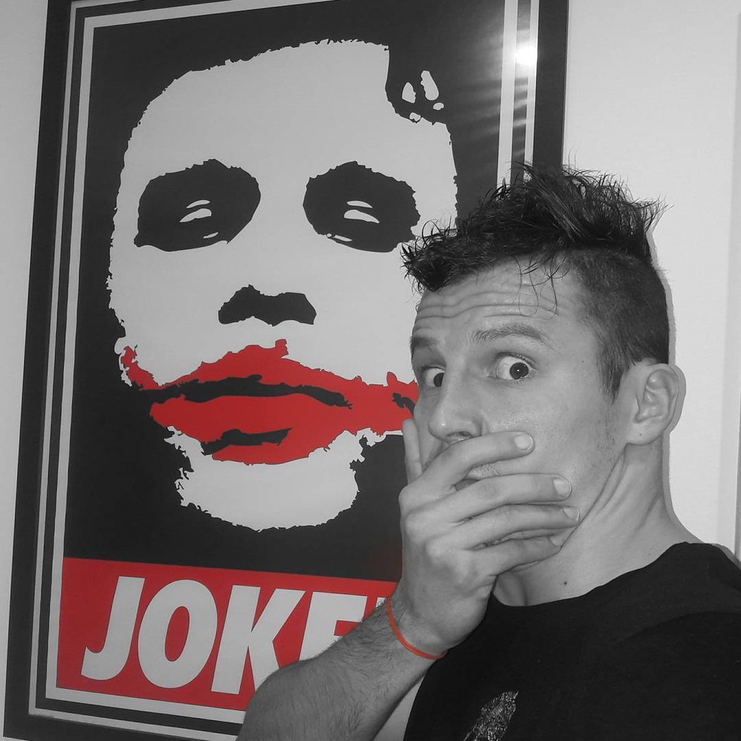 Fotbalista Martin Dostál je fanouškem příběhů o »Jokerovi«