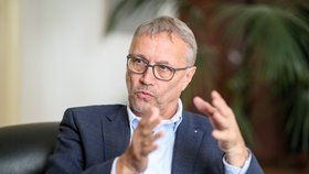 Ministr pro evropské záležitosti Martin Dvořák (STAN) při rozhovoru pro Blesk (20. 10. 2023)