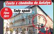 Cesta z chodníku do Antalye