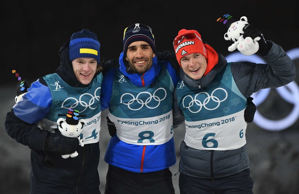 Martin Fourcade ve stíhacím závodě jasně kraloval