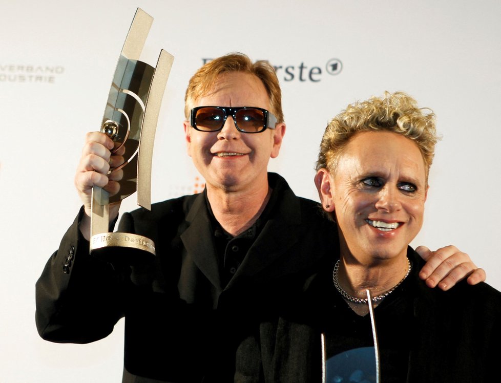 Martin Gore a Andrew Fletcher z Depeche Mode