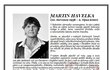 Smuteční oznámení o smrti Martina Havelky