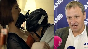 Poslanci za ANO Martinu Komárkovi se nelíbila "porno" scéna s Ivanem Trojanem, která se objevila na obrazovce ČT
