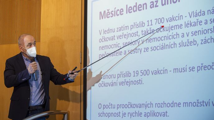 Jihočeský hejtman Martin Kuba (ODS) představil krajskou očkovací strategii (4.1.2020)